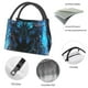 thumbnail image 4 of Fotbe Cool Blue Light Wolf Bolsa Térmica Portátil con Estampado, Bolsa de Entrega de Alimentos Aislada, Bolsa Reutilizable de Gran Capacidad para Comidas y Supermercado, 4 of 6