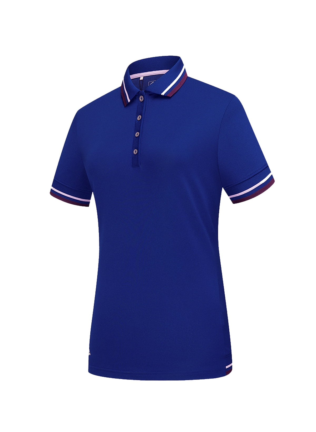 NEW Adidas Women's Pique Merch Short Sleeve Blue Golf Polo Size Small