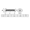thumbnail image 3 of Unique Bargains M2x6mm 304 Stainless Steel Button Head Torx Security Machine Screws 100pcs, 3 of 3