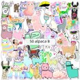 thumbnail image 3 of Pegatinas de Alpaca Graff 50/100 para tazas, ordenadores, neveras, patinetas, resistentes al agua, 3 of 5