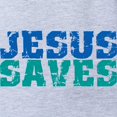 thumbnail image 2 of CafePress - Jesus Saves - Cute Infant Baby Football Bodysuit, 2 of 3