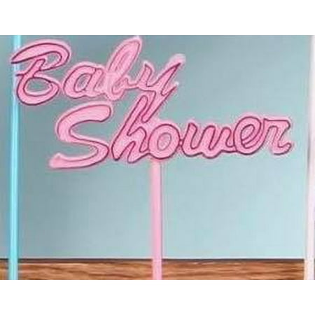 Pink Baby Shower Cake Decoration Pick Its A Girl Decor Party Pink Baby Shower Cake Decoration Pick Its A Girl Decor Party