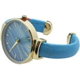 thumbnail image 2 of Blekon Collections Womens 36mm Elegant DIal Leather Bangle Watch, 2 of 5