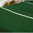 thumbnail image 7 of DNG Creations 4 Piece Pom Pom Sheet Set 100% Egyptian Cotton, White Pom-Pom Fringe Solid Pattern 24 Inch Deep Pocket ( Solid Green - Twin ), 7 of 7