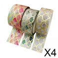 thumbnail image 1 of Papel de álbum de recortes,Conjunto de cintas washi Cintas decorativas con estampado de lámina dorada,Juegos de cintas adhesivas finas Manualidades para niños,Álbum de recortes Artesanía, 1 of 8