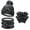 Black White, variant on FZ FANTASTIC ZONE Kids Toddler Infants Winter Hats Scarfs Gloves Set Pompom Beanie Caps Mittens Neck Warmer with Fleece for 0 6 12 18 Months 1 2 3 4 Years Old Baby Girls Boys Gifts, Green