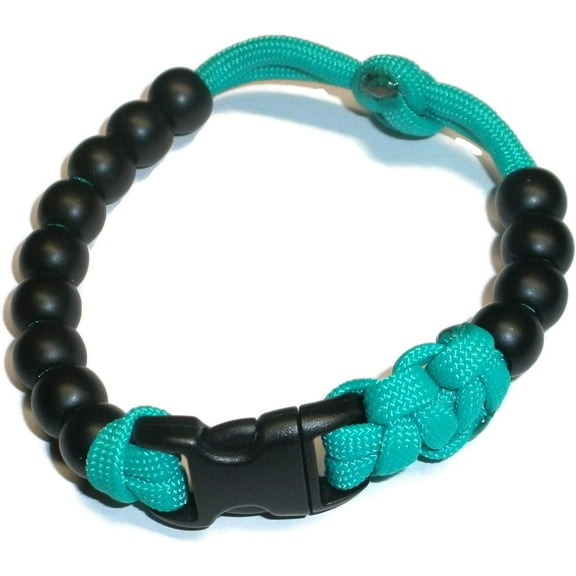 RedVex Pace Counter Bead Bracelet - Choose Your Color and Size (Teal - 10-inch)
