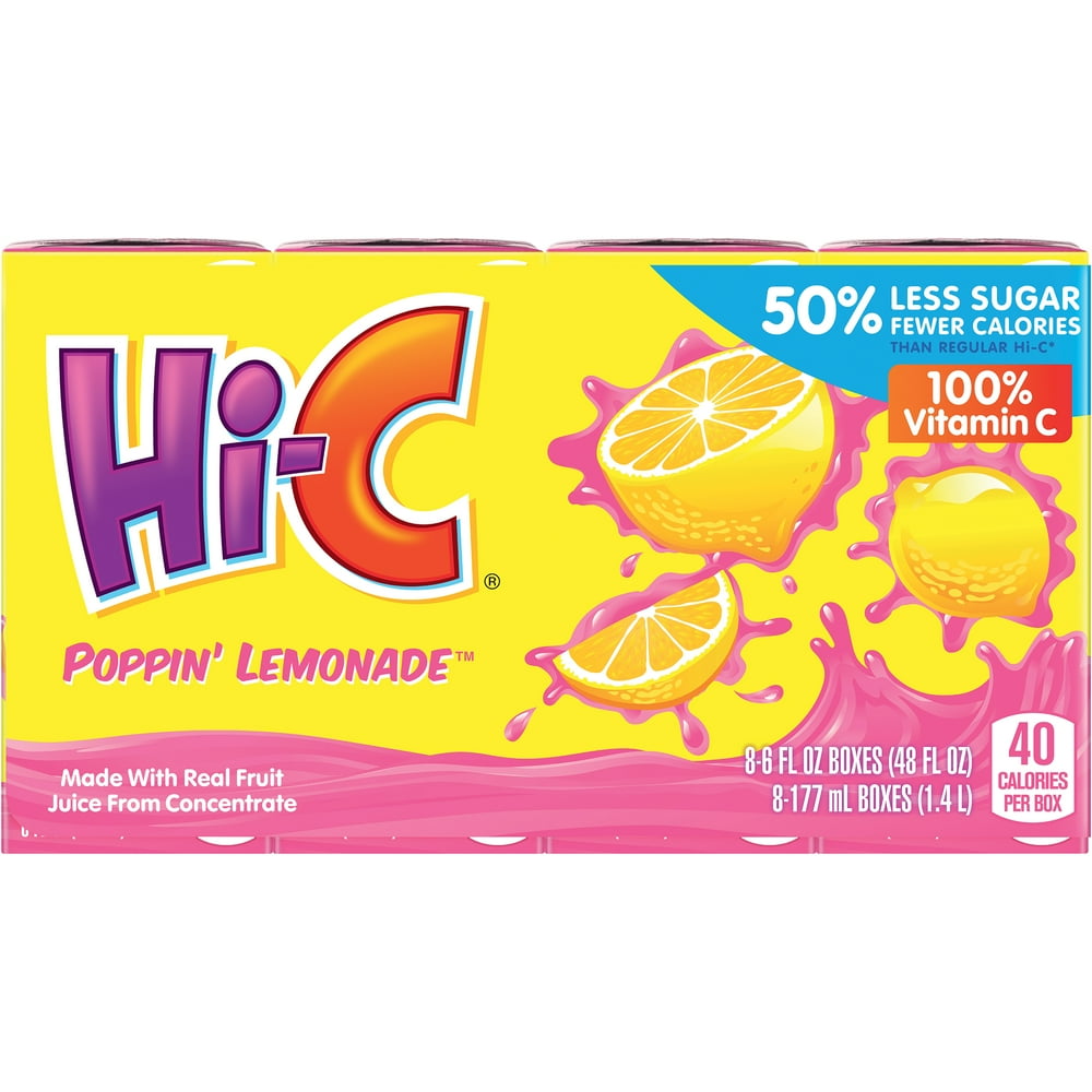 Cocacola Hic Poppin Lemonade 8pk