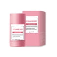 thumbnail image 3 of Strawberry Mud Mask Stick for Brightening Dull Skin, Portable Washable Face Mask for Even Tone, Exfoliating Clay Stick – 40g, 3 of 7