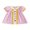 Pink, variant on BemeyourBBs Toddler Baby Girl Back To School Dress Kindergarten Outfits Baby Girls First Day of School Outfit Apple Stationery Embroidered Plaid Ruffled Doll Collar Short Sleeve Summer Casual Dress