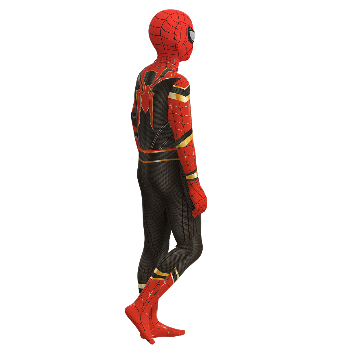 KEPZEAL Kids Superhero Cosplay Costume Zentai Halloween Jumpsuit for Child Boys Fancy Dress Suit