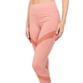 thumbnail image 3 of Women's Mesh-Panel Active Leggings with Zipper Pocket, 3 of 4