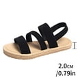 thumbnail image 6 of Censtreet Womens Sandals Shoes Comfort Walking with Non Slip on Casual Summer Beach Shoes Dress Ankle Elastic Bohemian Flats, 6 of 6