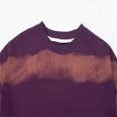 thumbnail image 4 of Blusas y camisas de cuello redondo y manga larga para hombre Sudadera con capucha y rayas anudadas Blusa holgada de cuello redondo para hombre Blusa de poliéster para hombre, 4 of 7