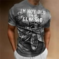 thumbnail image 3 of Men's Classic Retro Motorcycle 3D Print T-shirt Casual Extra Large Fashion Speed Dry Street Cycling Motorcycle T-shirt, 3 of 6