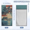 thumbnail image 3 of FOR U DESIGNS American Flag Palm Tree Print Car Seat Cover Universal Portable Auto Towel Seat Cover Fit for Cars Truck SUV Seats Soft Multi Purpose Running Towel for Outdoor Sport, 3 of 7
