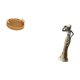 thumbnail image 5 of Cestas de almacenamiento,Cestas de almacenamiento de cocina tejidas con asas hechas a mano,Cestas de pan redondas Bandejas para servir Rectángulo,Figura de escritorio,Figuritas, 5 of 8