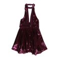 thumbnail image 2 of Free People Womens Film Noir Sequined A-line Tank Top Dress, Purple, 4, 2 of 2