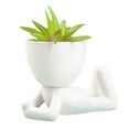 thumbnail image 1 of Human Shaped Flowerpots,Mini Ceramics Potted For Home Decor-No Included Plant, 1 of 8