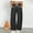 Black, variant on Viadha Womens Work Pants Women Casual TrousersSolid Color High Waist with Pockets Long Pants