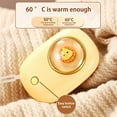 thumbnail image 5 of Christmas Gifts Liweisiy Portable Type-C Rechargeable Hand Warmer Two-Speed Therat Adjustable Hand Warmer D2257 Yellow Free Size, 5 of 8