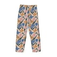thumbnail image 5 of Xecao Lilies Flowers Men's Straight Lounge Pajama Pants: The Ultimate in Comfortable Sleepwear, 5 of 9