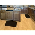 thumbnail image 3 of Garland Rug Town Square 2pc Kitchen Rug Set 18 in. x30 in. mat & 24 in. x40 in. Mat Mocha, 3 of 6
