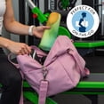thumbnail image 5 of Rainbow Tie Dye Ink Pattern Hot Yoga Mat Towel Non Slip for Hot Yoga - Quick-Drying Yoga Mat Cover with 4 Corner Pockets with Travel Bag - Hot Yoga Towel Non Slip 74"x26", 5 of 6