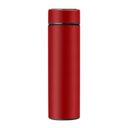 

JWDX Water Cup Clearance Stainless Steel Vacuum Flask Smart Kettle Lcd Screen Display Temperature Red