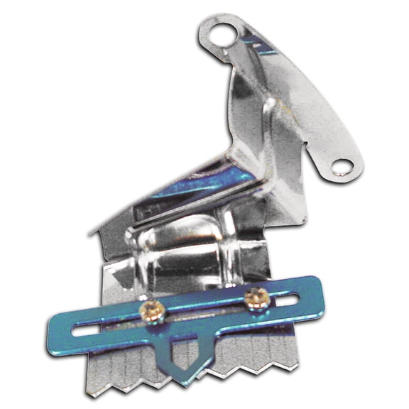 Cobra-Tek For Chevy SB 283-305-327-350-400 Timing Tab W/Adjustable Pointer Chrome.