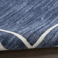 thumbnail image 5 of Nourison Essentials Indoor/Outdoor Navy/Ivory 8' x round Area Rug, (8 Round), 5 of 9