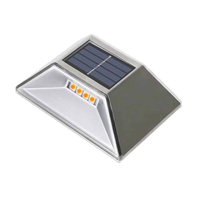 Solar Lights Outdoor Patio Decorative Stair Steps Lights Plastic High Transmittance High Brightness Lights