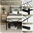 Giantex Full Size Metal Bed Frame, Platform Steel Slat Support Basic