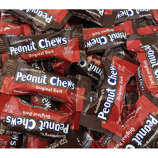 Original Dark Chocolate Goldenberg's® Peanut Chews®, 2 Lbs From (Jersey
