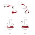 thumbnail image 5 of Vacu Vin Swirling Carafe Crystal Glass Decanter, 5 of 5