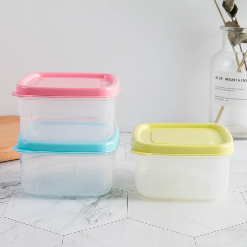 250 mL square plastic tubs with lids (pack of 20) – Powder For Texture