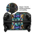 thumbnail image 6 of Uemuo Colored Glass1 Printed Washable Luggage Cover - Fashion Suitcase Protector Fits 18-32 Inch Luggage -X-Large, 6 of 9