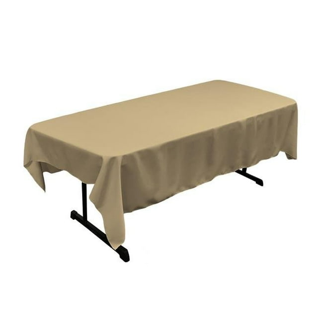 TCpop60x90-TaupeP13 Nappe Rectangulaire en Popeline de Polyester - 60 x 90 Po