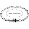 thumbnail image 6 of Bullet Cremation Jewelry for Ashes Bullet Shape Pendant Urn Bracelet 316 L Stainless Steel Keepsake Memorial Jewelry for Men Women Keepsake Ashes Holder, 6 of 6
