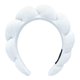 thumbnail image 1 of Diadema de esponja trenzada hecha a mano, color sólido, parte superior de calavera alta, para el cabello blanco Ehuebsd Cuidado Belleza, 1 of 7