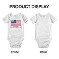 thumbnail image 3 of Proud to Be New Zealand American Flag Cute Baby Bodysuit Newborn Clothes Outfits (White, 12-18 Months), 3 of 5
