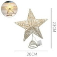 thumbnail image 2 of Christmas Decorations Indoor Gradient Color Tree Top Star With Lights Christmas Tree Decoration Props Scene Layout Wrought Iron Five-pointed Star Christmas Tree on Clearance, 2 of 2