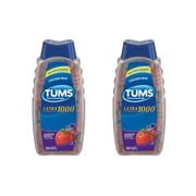 Tums Antacid Assorted Berries Ultra Strength 1000 265 Chewable Tablets - 2 Pack