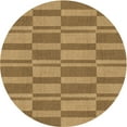 thumbnail image 1 of Ahgly Company Machine Washable Indoor Round Transitional Saddle Brown Area Rugs, 3' Round, 1 of 7