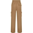 thumbnail image 2 of SURJDE Men's Rope Loosening Waist Solid Color Pocket Trousers Loose Sports Trousers Boy Outdoor, 2 of 6