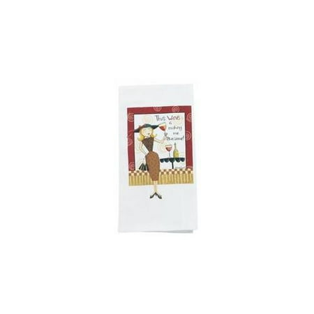 Wine is the Answer What was the Question Cotton Tea Towel