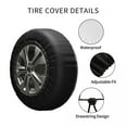 Gray Compass Spare Wheel Tire Cover for RV SUV Camper Nautical Mountain