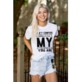 thumbnail image 3 of Personality and Attitude Funny Quote Plus Size Crewneck Graphic Tee Shirt Brisco Brands 2X, 3 of 4