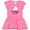 Raspberry with Polka Dots, variant on Inktastic My Babcia Loves Me Outfit Gift Baby Girl Dress