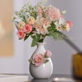 thumbnail image 6 of Xuniizn Artificial Flowers, Fake Hydrangea Bouquet UV Resistant Silk Flowers, Lifelike, No Fade, Fake Flowers for Wedding, Party, DIY Tables Centerpiece Decor - Fake Flowers, 6 of 6